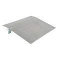 Vestil 36" x 48" Aluminum Economizer Dock Plate, 3/8" Thick, 2900 lb Capacity E-6048